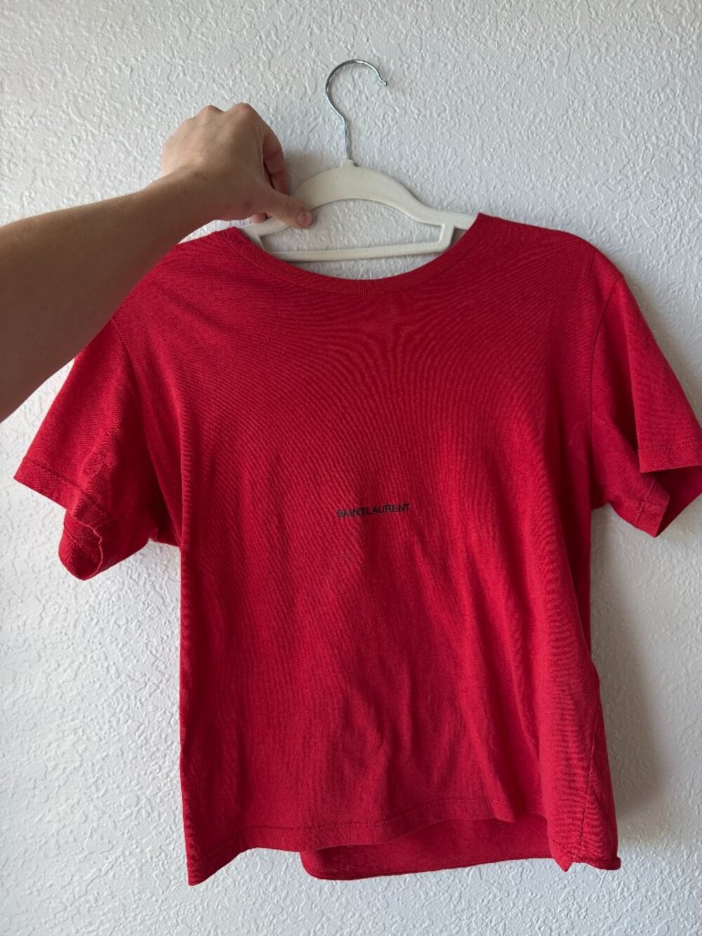 Saint Laurent Script Logo T-Shirt (XS)